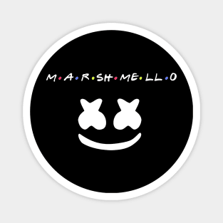 marshmello smile friends Magnet